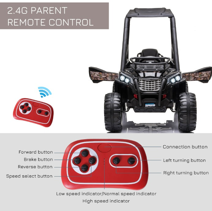 12V Kids Electric Ride-On UTV | Remote Control Off-Road Toy Car