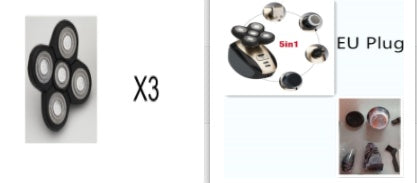 5-in-1 Electric Shaver for Men | Rechargeable Beard & Nose Trimmer