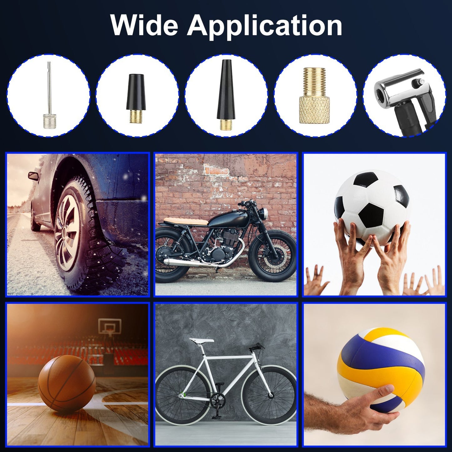 1Pc 150PSI Cordless Tire Inflator Digital Air Compressor With LED Light Emergency Power Bank For Cars Motorcycles Bicycles Balls