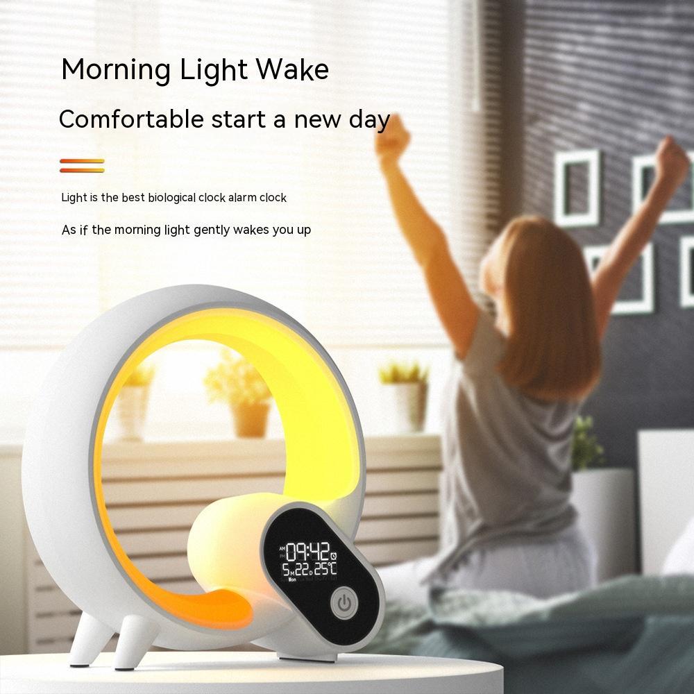 Creative Q Sunrise Alarm Clock with Digital Display