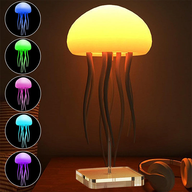 Jellyfish Mood Lamp LED Jellyfish Night Light Portable Jellyfish Lamp Jellyfish Decorations