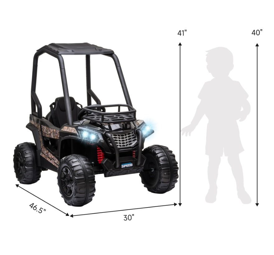 12V Kids Electric Ride-On UTV | Remote Control Off-Road Toy Car