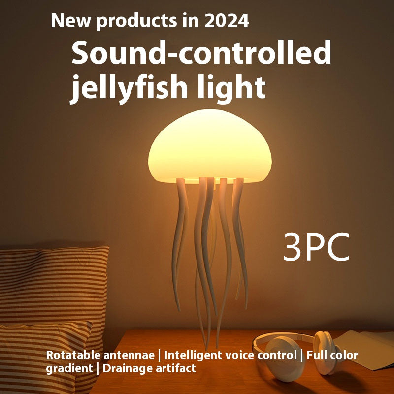 Jellyfish Mood Lamp LED Jellyfish Night Light Portable Jellyfish Lamp Jellyfish Decorations