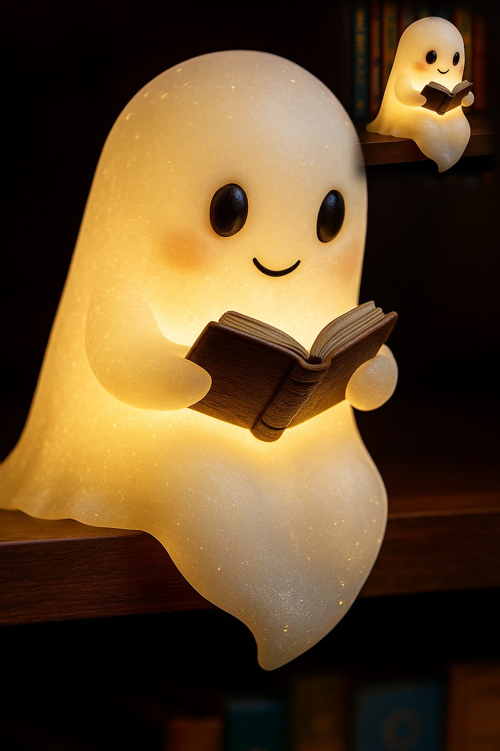 Cute LED Ghost Night Light Children's Nightlight Gift Bedside Sleep Lamp