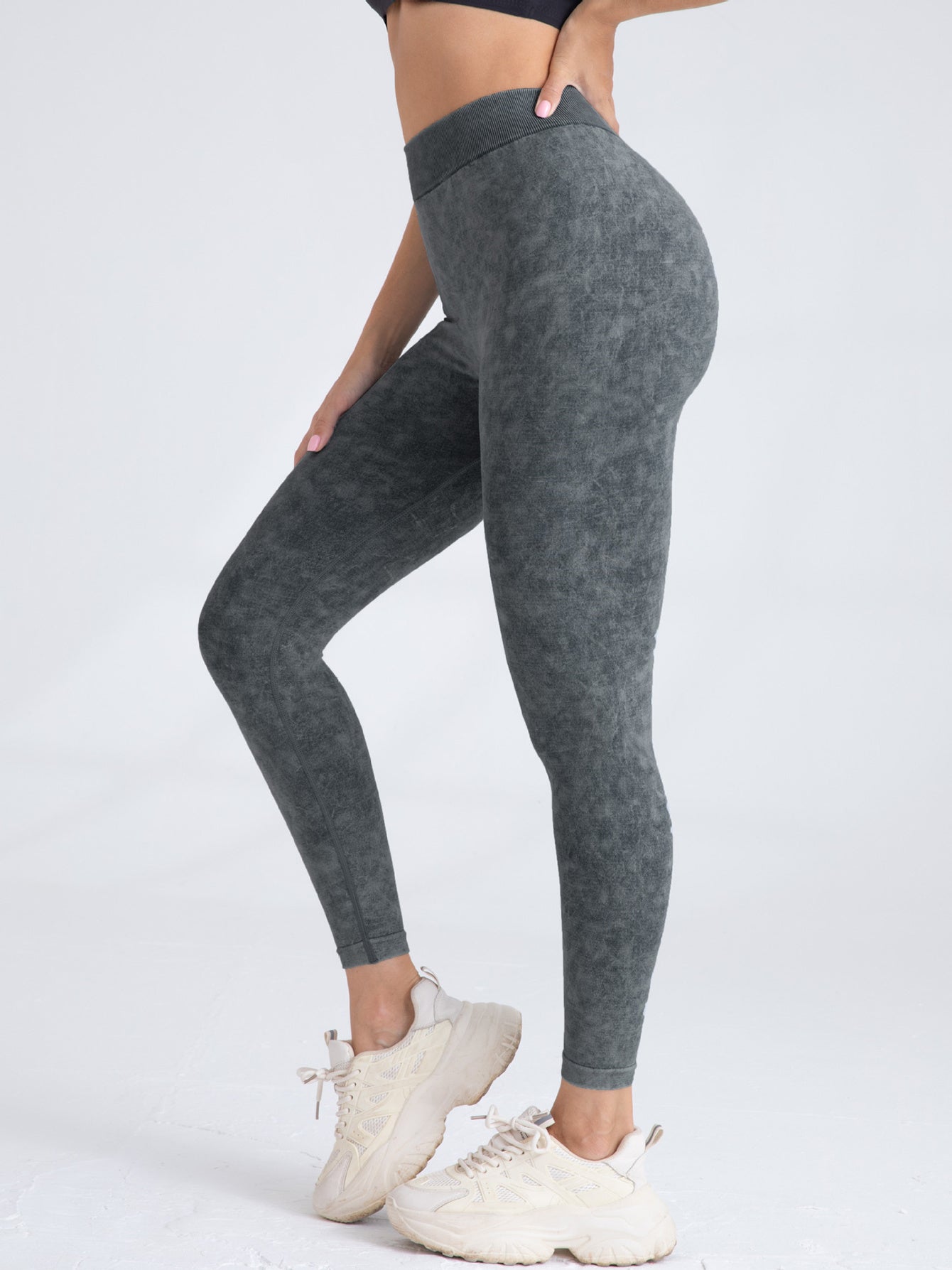 V Back Scrunch Butt Leggings for Women | Seamless Gym & Yoga