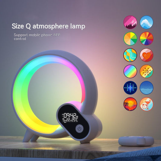 Creative Q Sunrise Alarm Clock with Digital Display