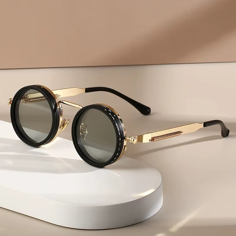 9-Gear ND Filter Rotating Sunglasses | UV400 Smart Dimming Camera Aperture Sunglasses for Men & Women