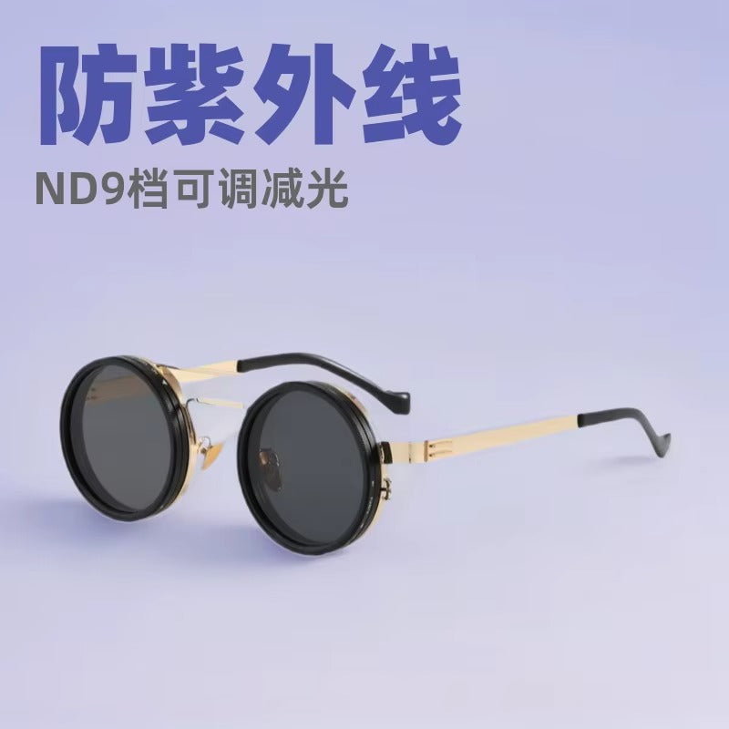 9-Gear ND Filter Rotating Sunglasses | UV400 Smart Dimming Camera Aperture Sunglasses for Men & Women