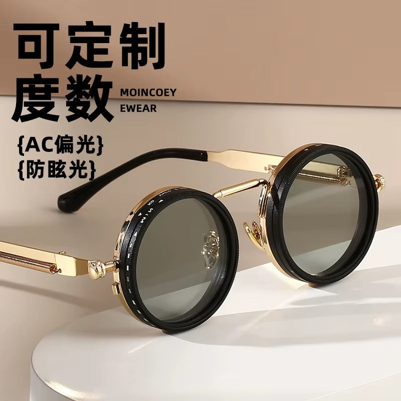 9-Gear ND Filter Rotating Sunglasses | UV400 Smart Dimming Camera Aperture Sunglasses for Men & Women