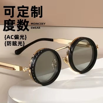 9-Gear ND Filter Rotating Sunglasses | UV400 Smart Dimming Camera Aperture Sunglasses for Men & Women