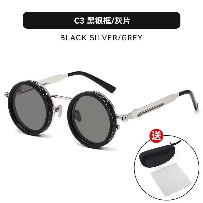 9-Gear ND Filter Rotating Sunglasses | UV400 Smart Dimming Camera Aperture Sunglasses for Men & Women