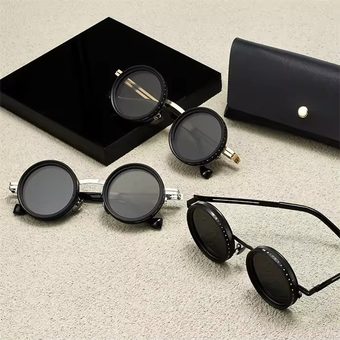 9-Gear ND Filter Rotating Sunglasses | UV400 Smart Dimming Camera Aperture Sunglasses for Men & Women